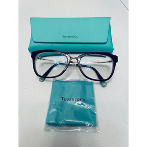 Women's Tiffany & Co. Brown and Blue Glasses One Size Case Included